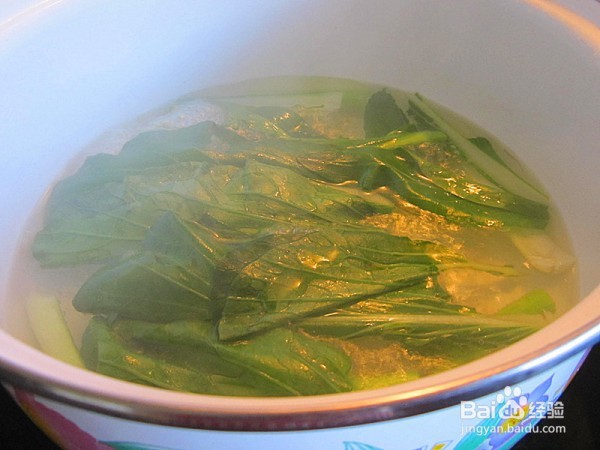 白菜素云吞面的做法