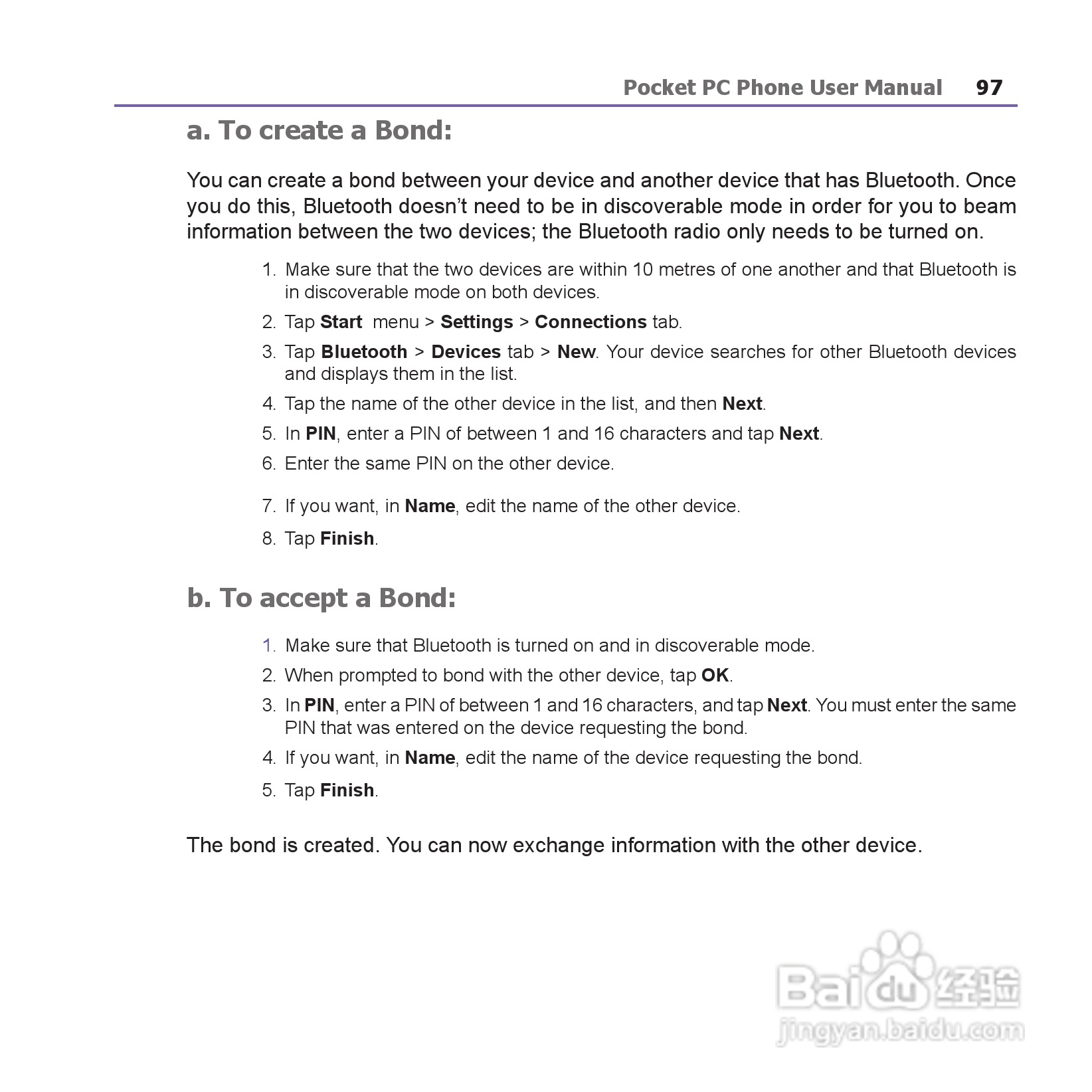 i-mate JAM手机说明书:[10]