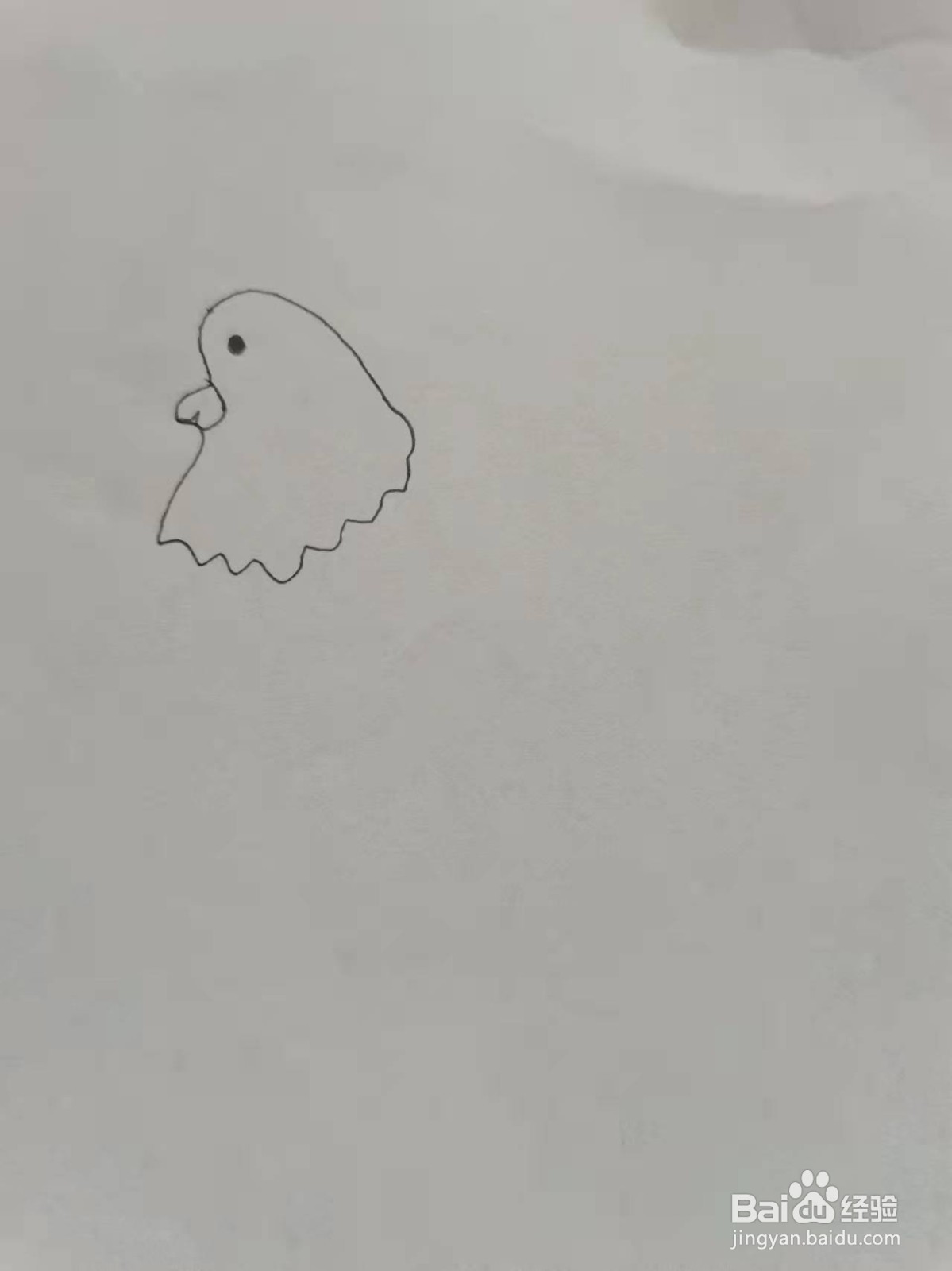 卡通大公鸡简笔画
