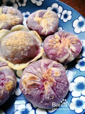 怎么做美味的紫薯芝士饼