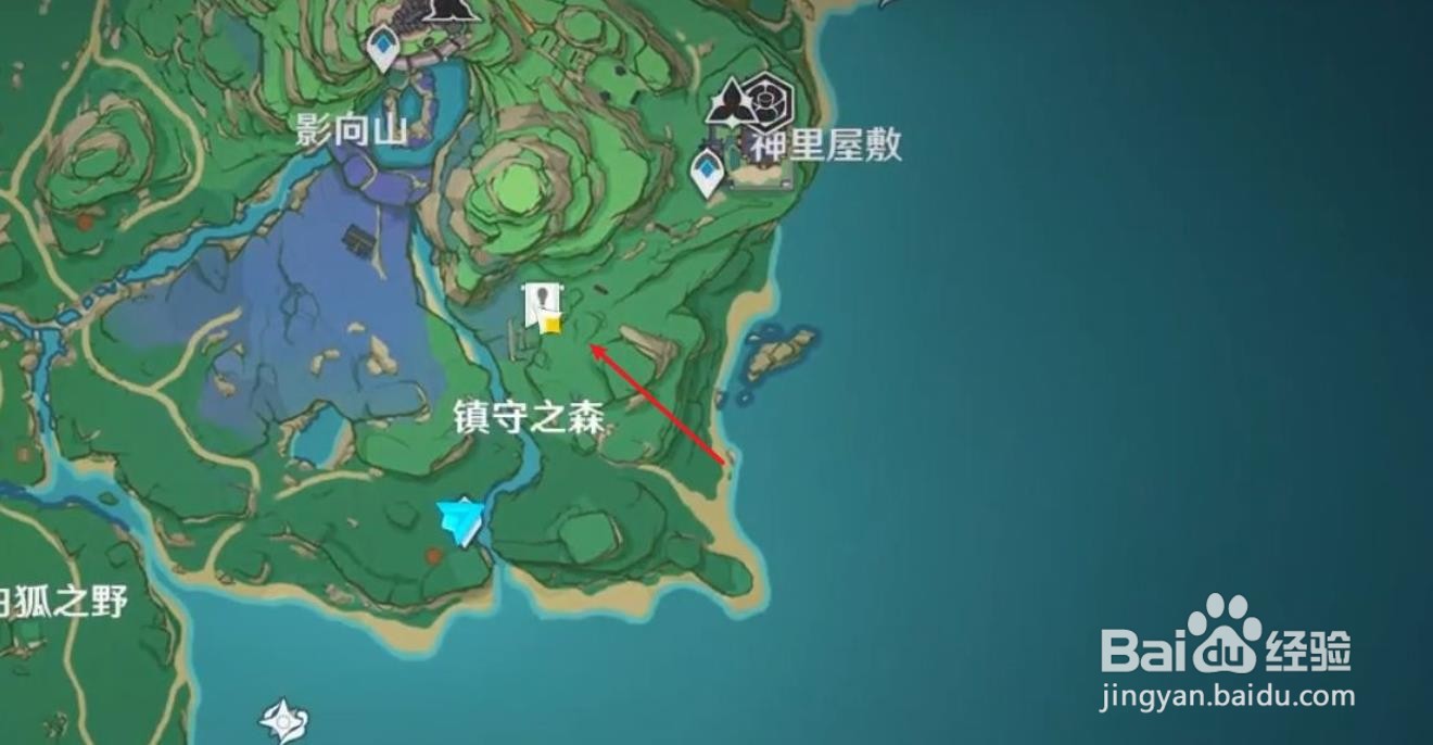 原神稻妻神樱大祓三个位置在哪里？