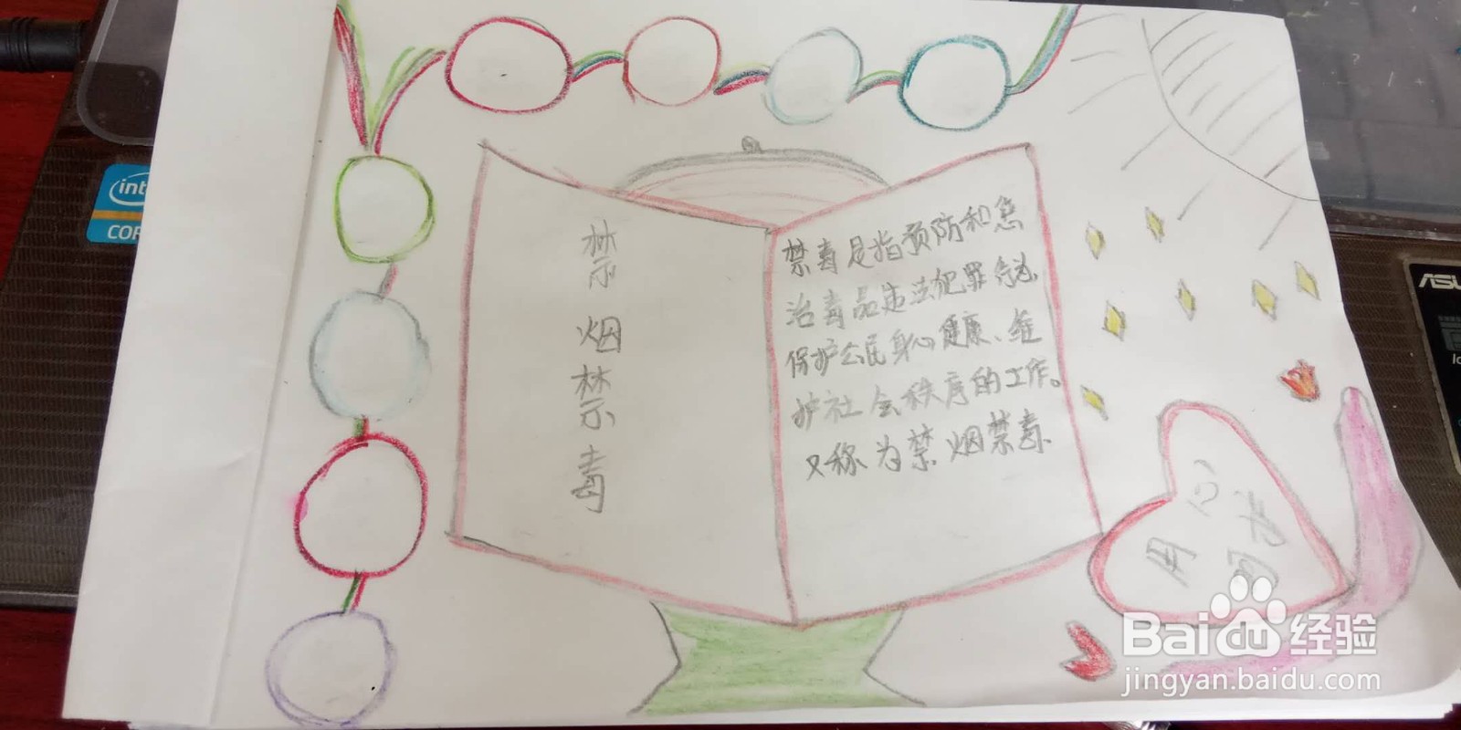 禁毒手抄报内容