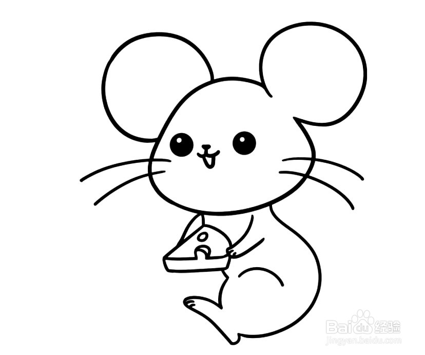 画老鼠的简单画法图片