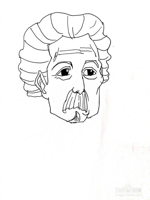 死神 系列之石田宗弦简笔画 百度经验 死神 系列之石田宗弦简笔画 百度经验