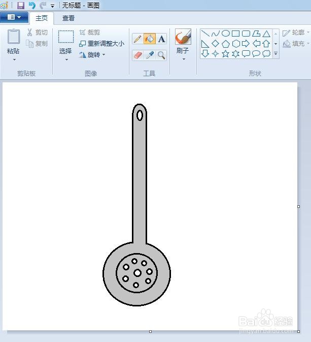 漏勺怎么画简笔画