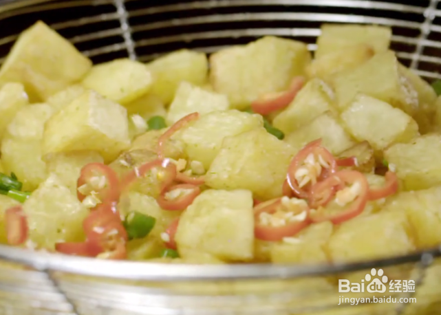 孜然土豆块的做法