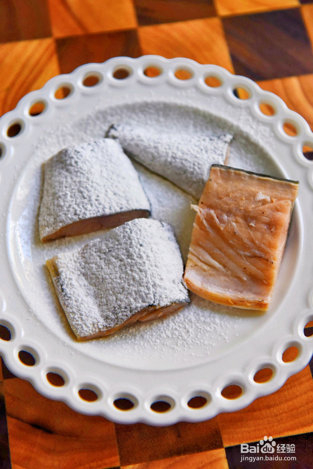 无油葱香烤挪威青花鱼的做法
