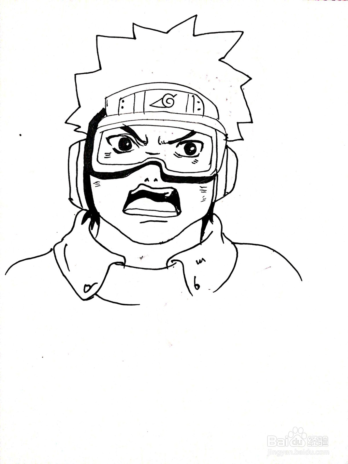 《火影忍者》系列之宇智波带土简笔画