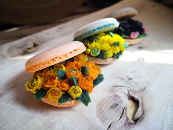 花暖清秋#马卡龙·奶油蛋糕看过来#