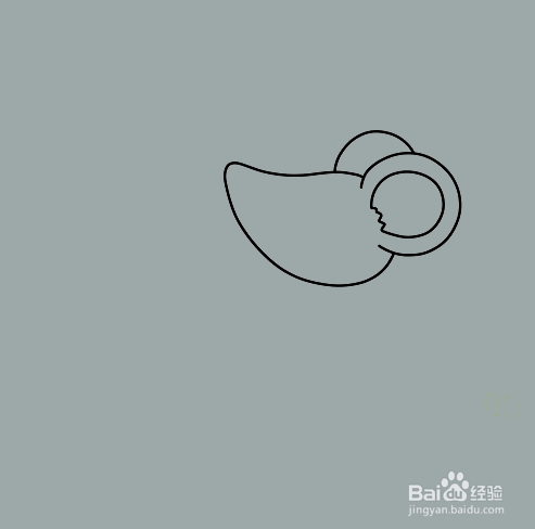 如何手工画友好的老鼠简笔画?