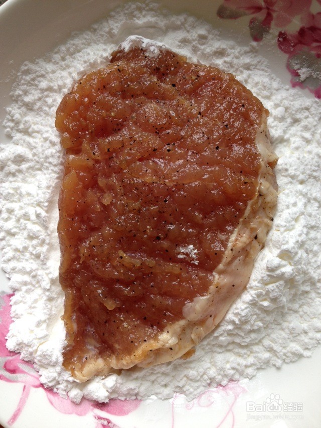 煎炸黑椒猪扒的做法