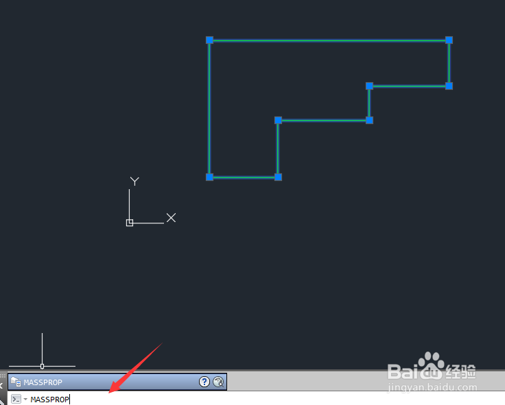 如何用AutoCAD求不规则图形的重心位置？