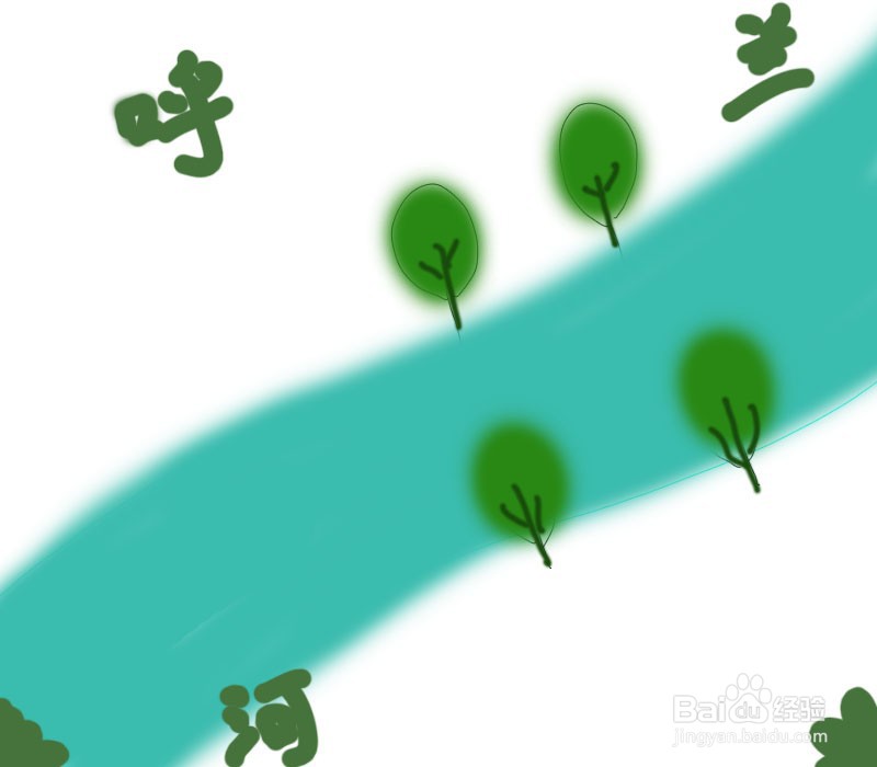呼兰河传手抄报简笔画