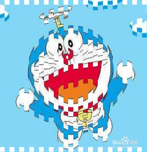 用python对图片进行错位处理