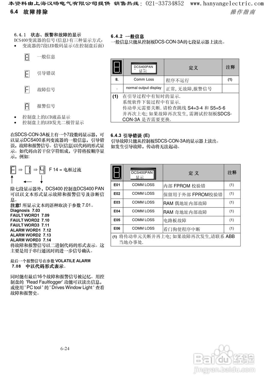 ABB DCS400直流调速器中文使用手册:[14]