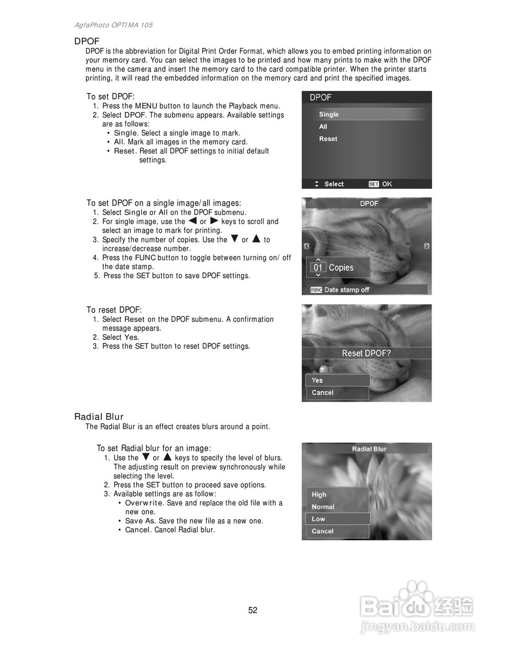 爱克发AgfaPhoto OPTIMA 105数码相机使用说明书:[6]