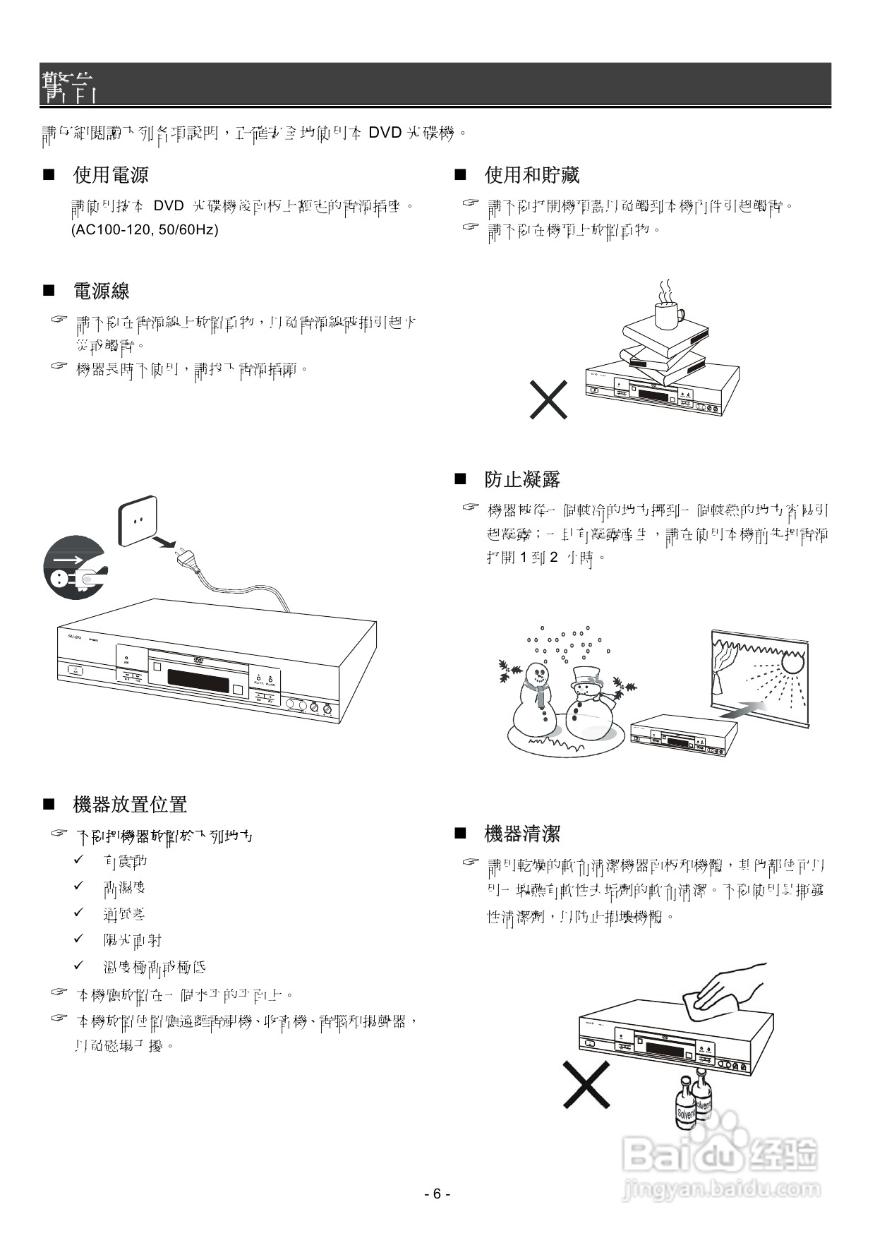 声宝DVB-A28K型DVD播放机说明书:[1]