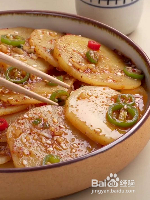 凉拌酸辣土豆片怎么做？