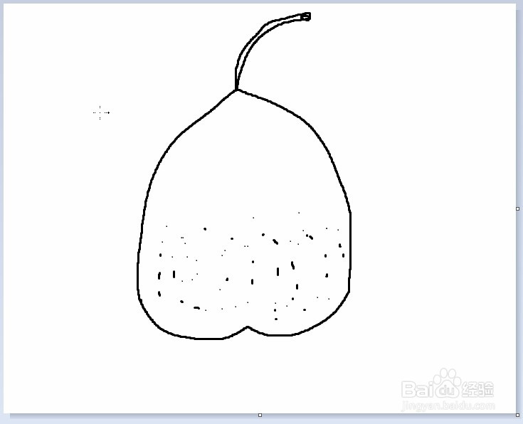 简笔画之大鸭梨的画法