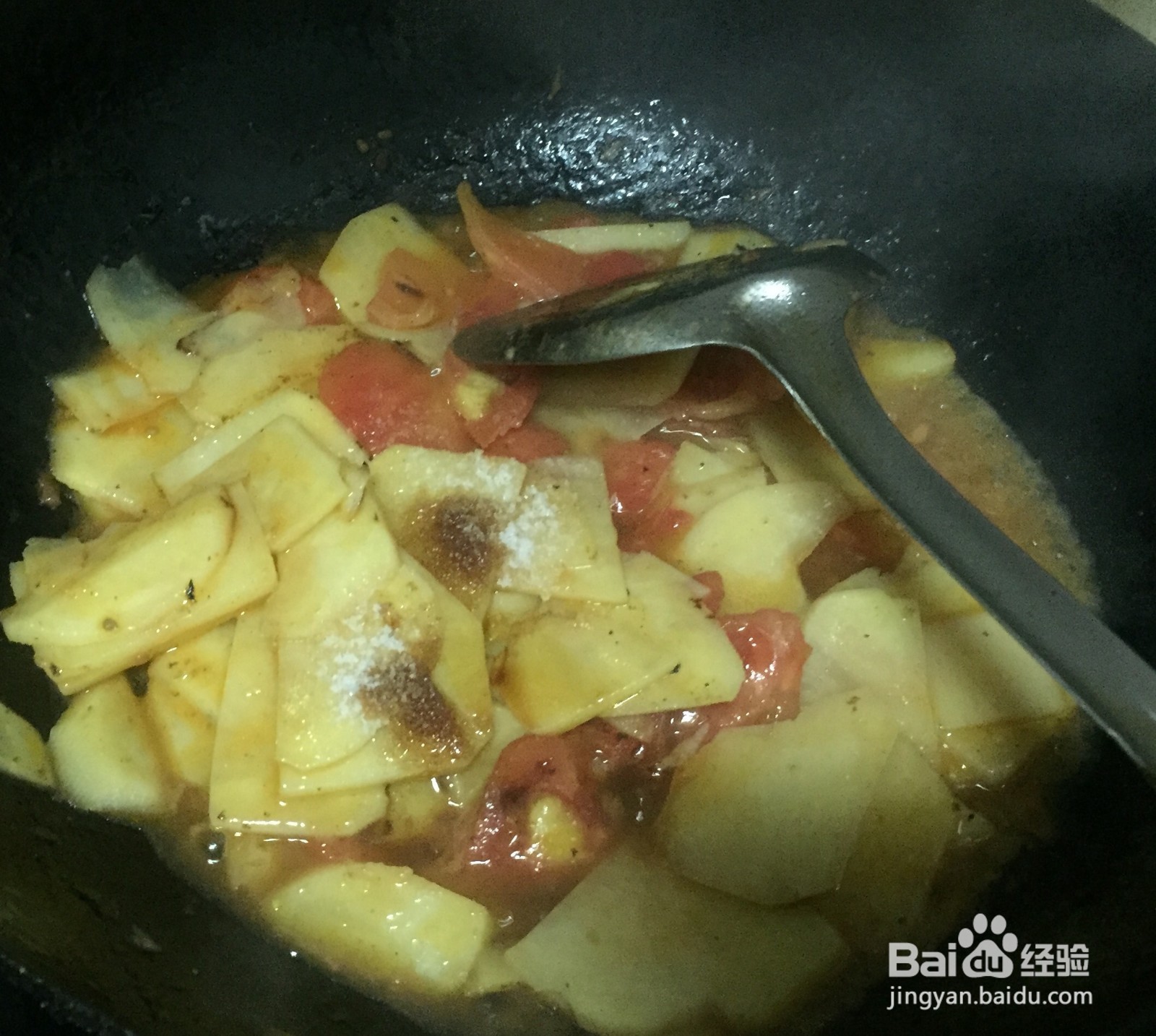 西红柿炒土豆片的做法