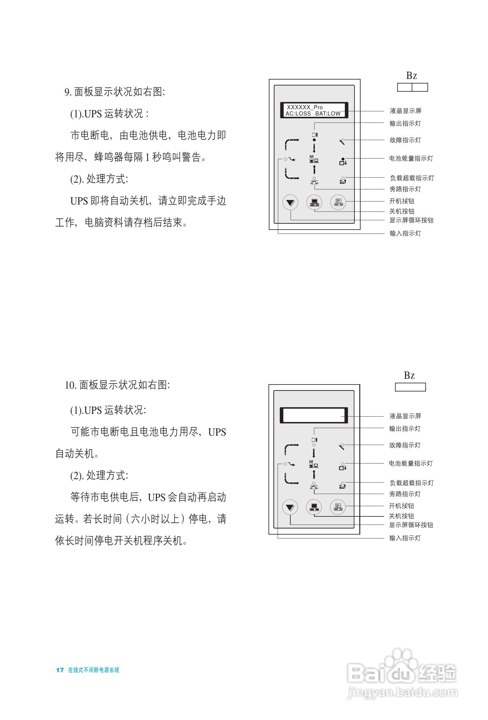 科士达Master系列在线式不间断电源用户使用说明书:[2]