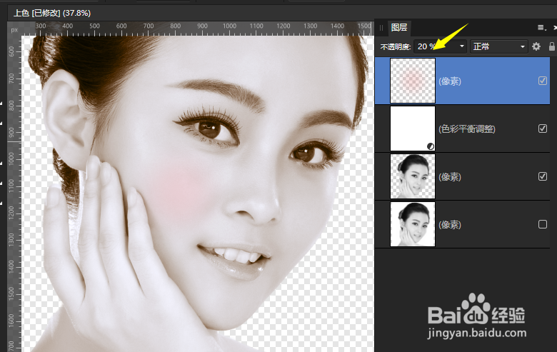 AffinityPhoto怎样给黑白照片上色