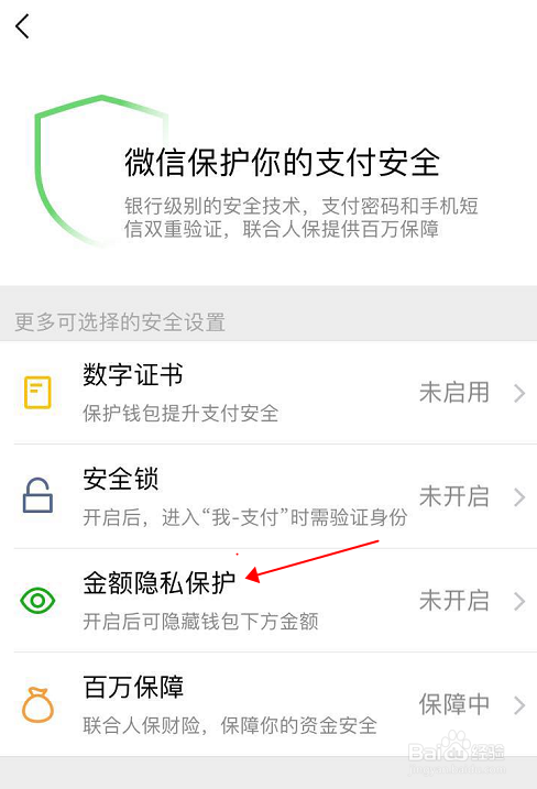 怎么隐藏微信钱包的金额