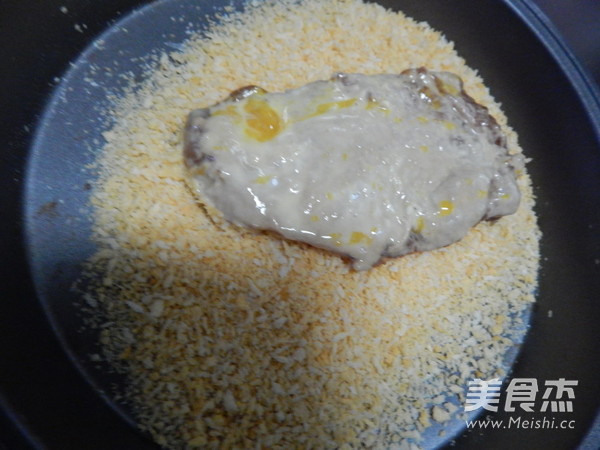 空炸猪排的做法