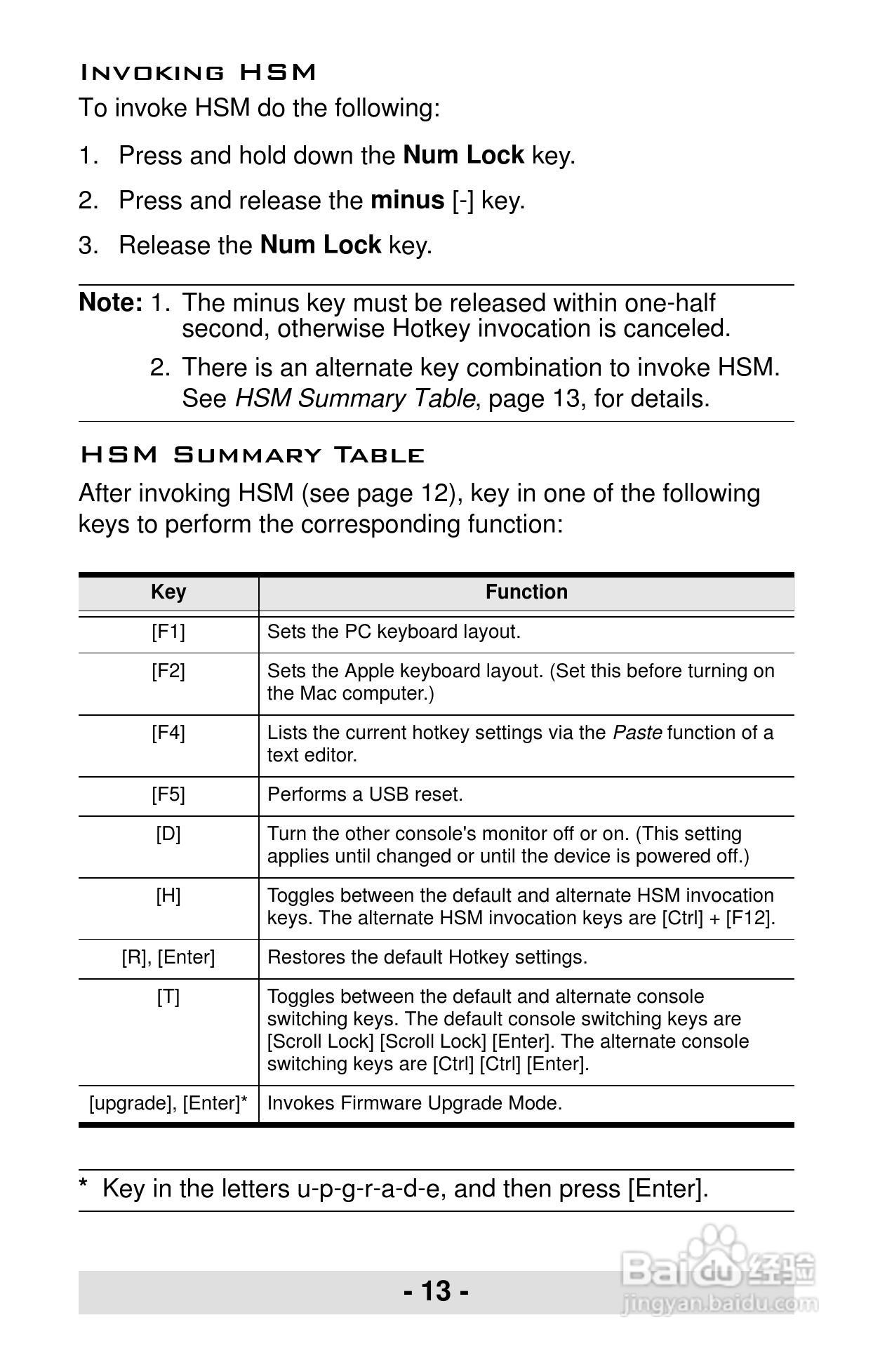 宏正CS231型多电脑切换器说明书
