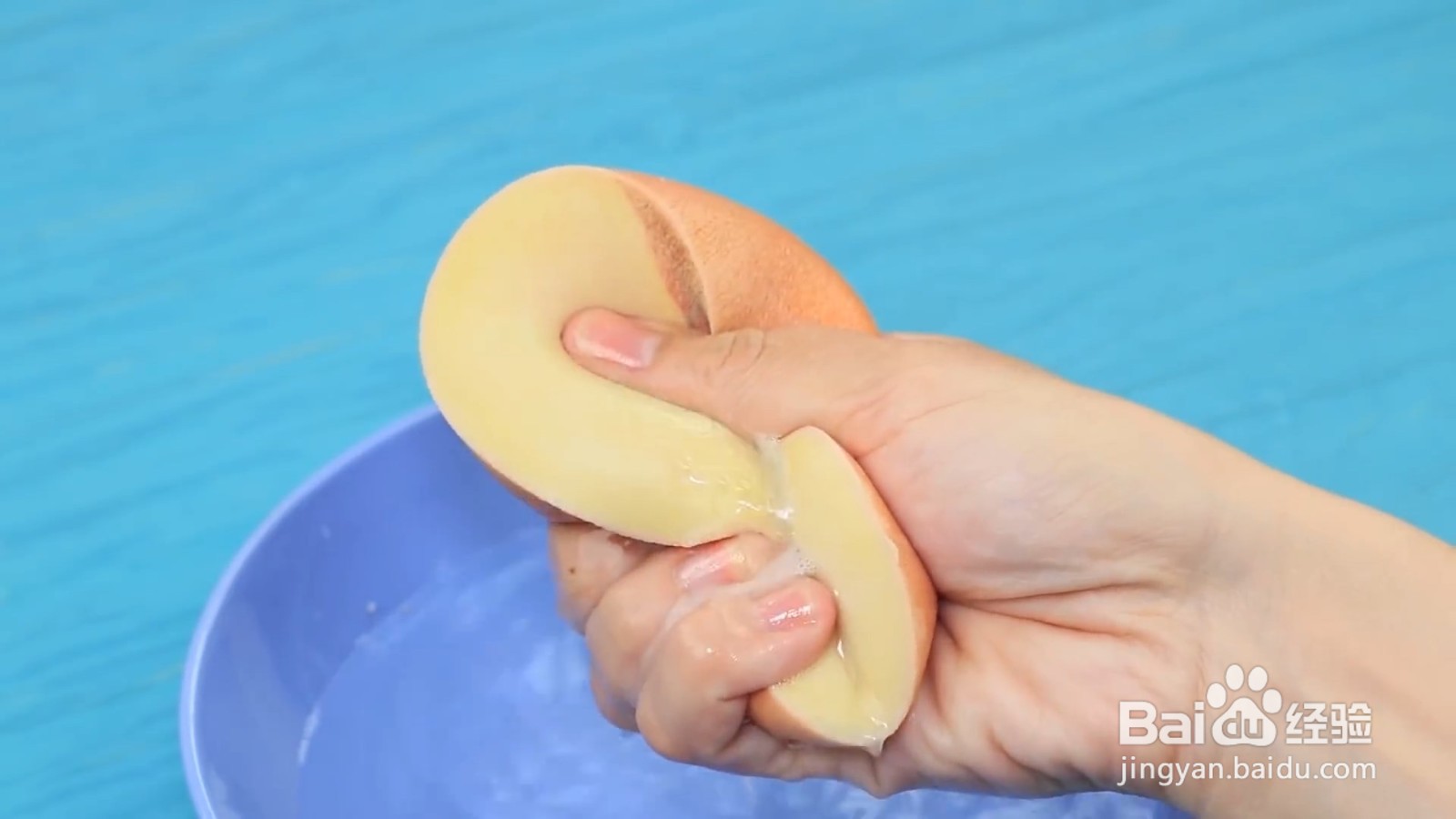 如何用挤挤乐制作洗碗刷？