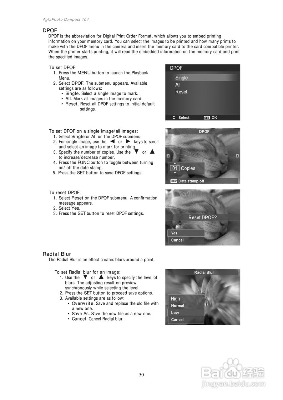 爱克发AgfaPhoto Compact 104数码相机使用说明书:[6]