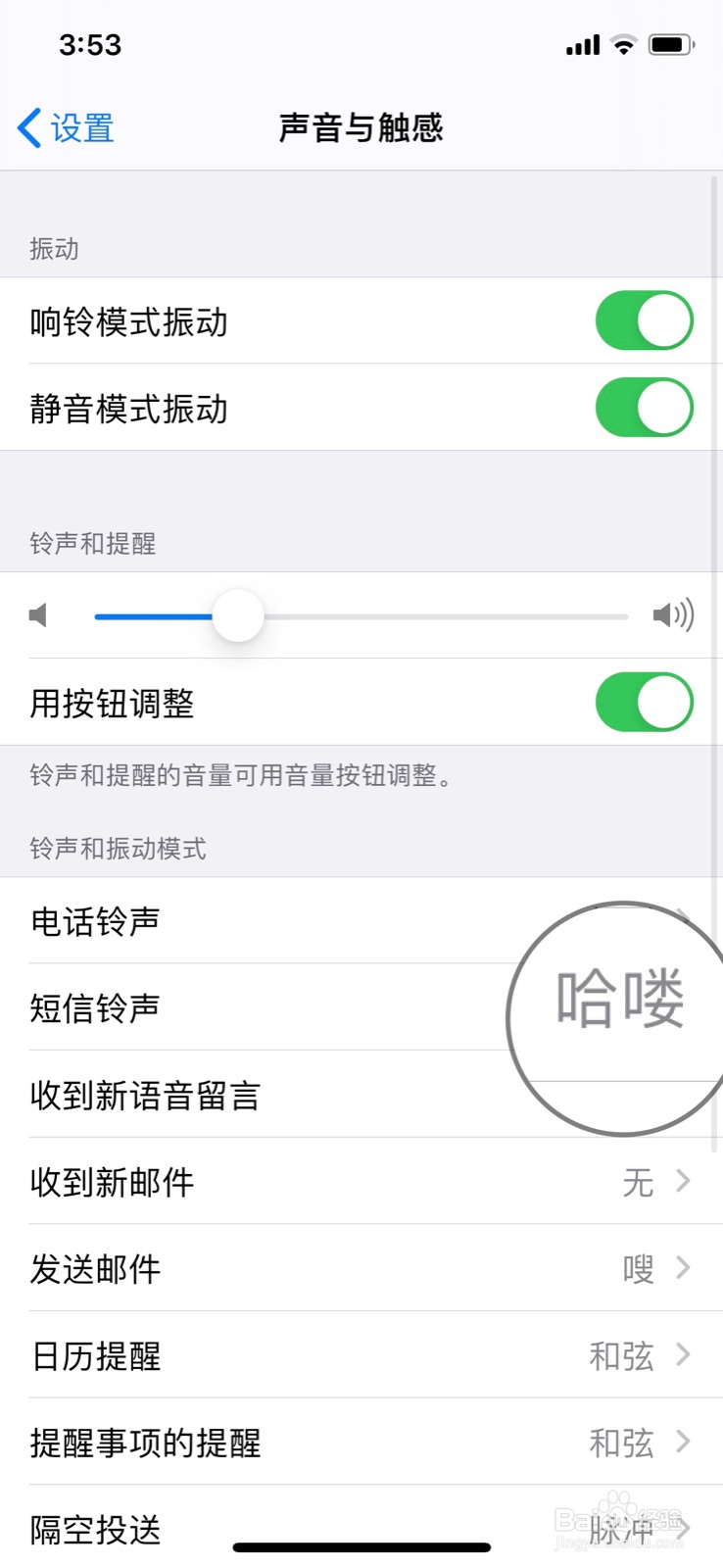苹果手机怎么更换短信铃声