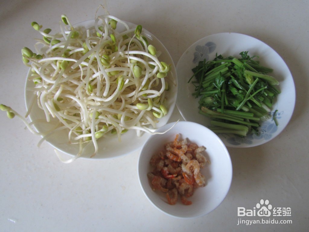 海米芹菜炒豆芽怎么做