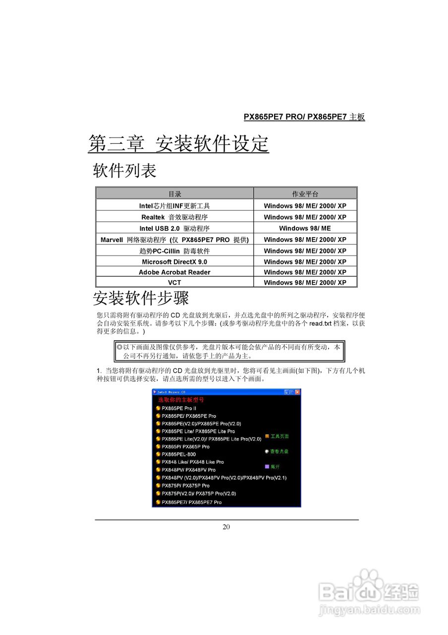 青云 PX865PE7C Pro主板说明书:[3]