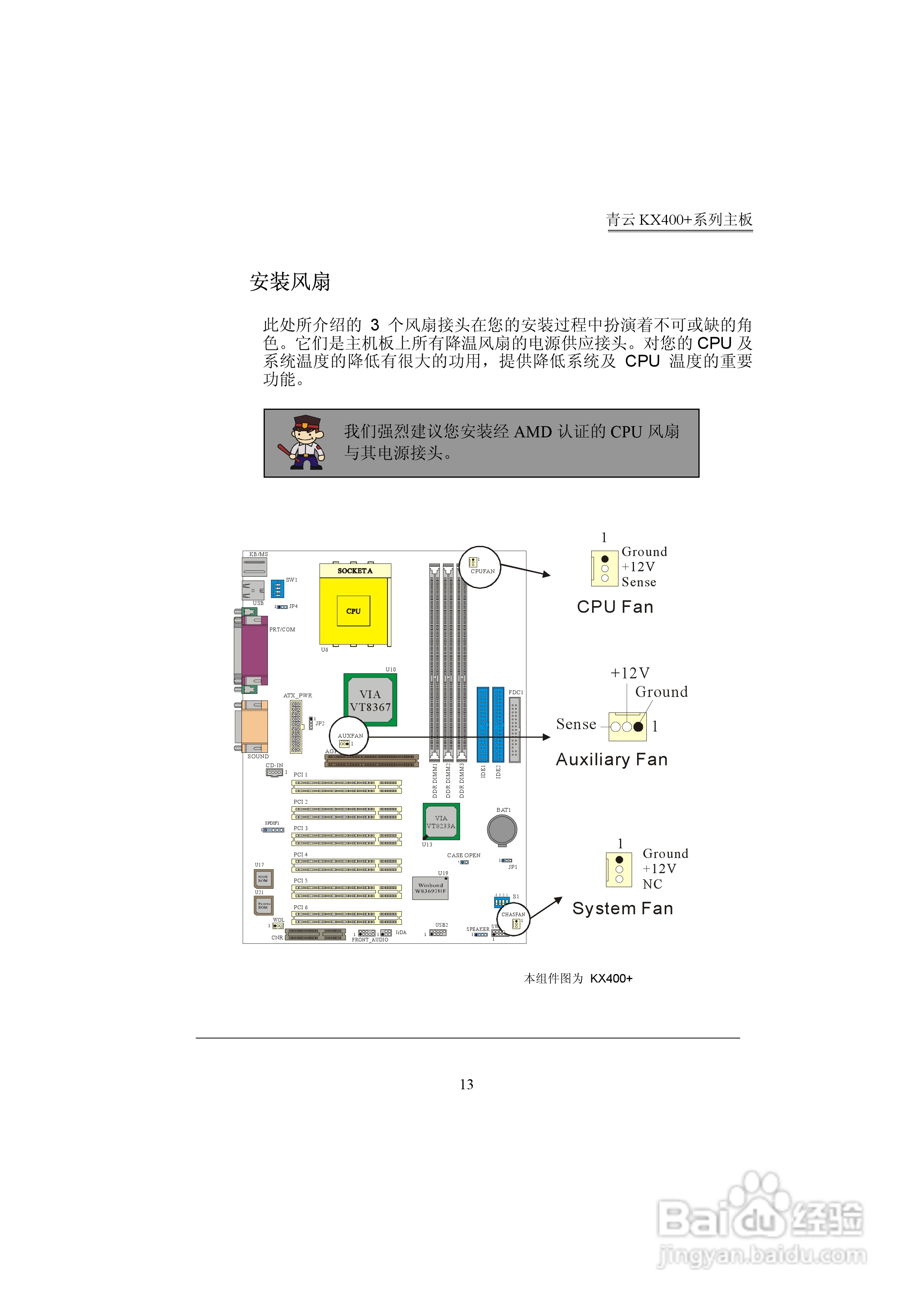 青云 KX400+主板说明书:[2]