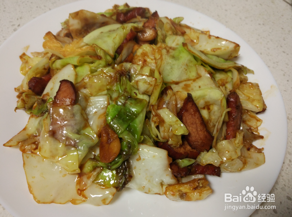 腊肉煸手撕包菜·李小厨