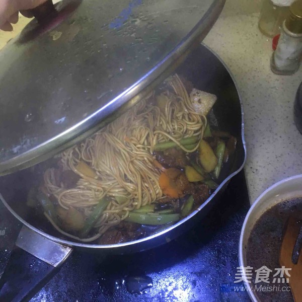 豆角焖面的做法