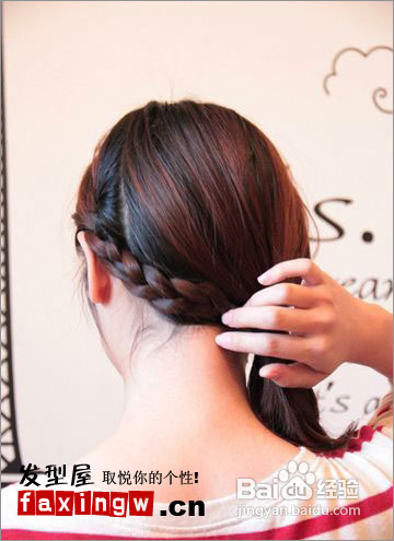 怎样DIY韩国简洁盘发发型