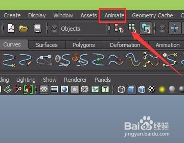 maya2018动画运动轨迹怎么开