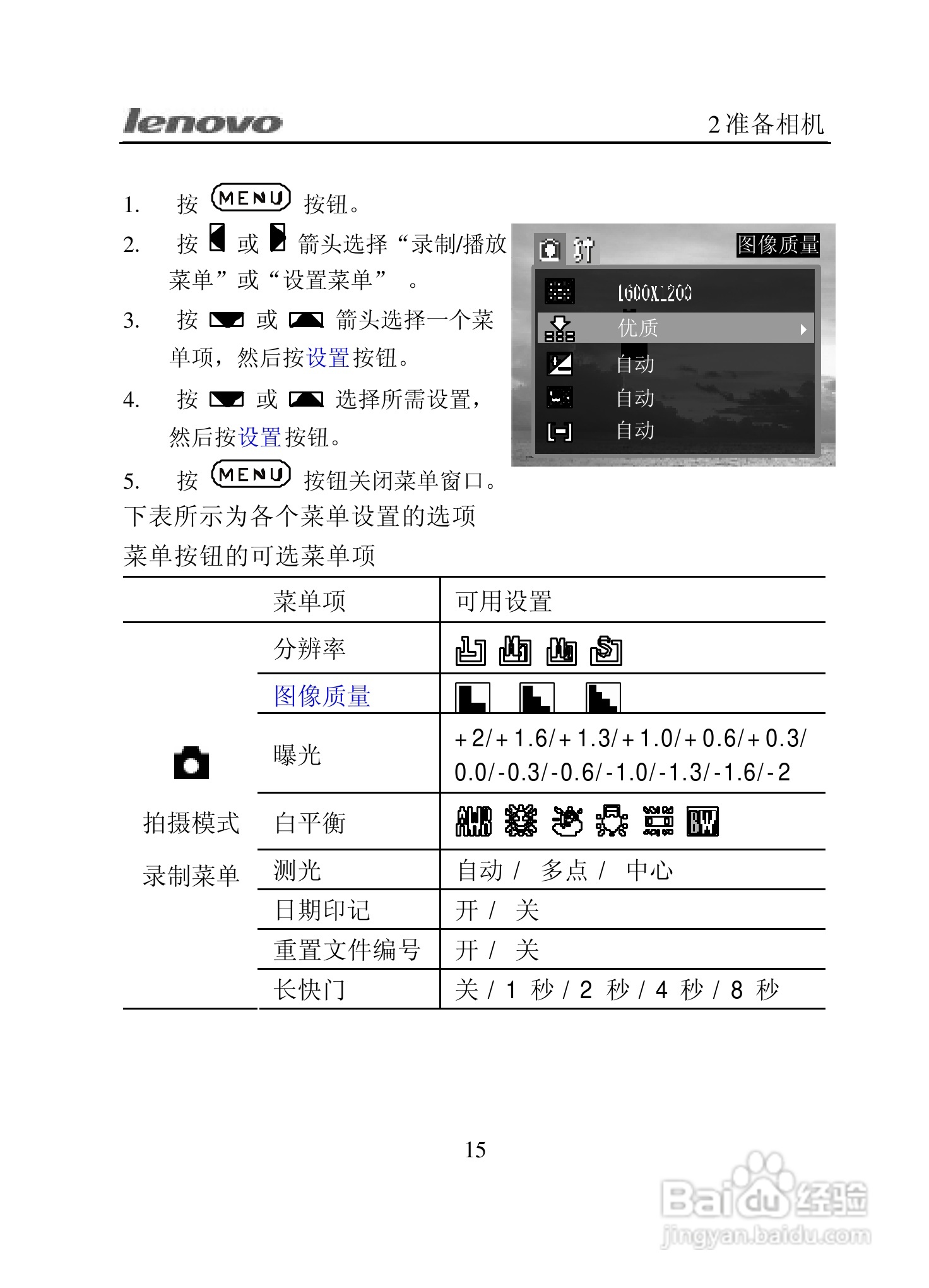 lenovo联想数码相机V300说明书:[2]