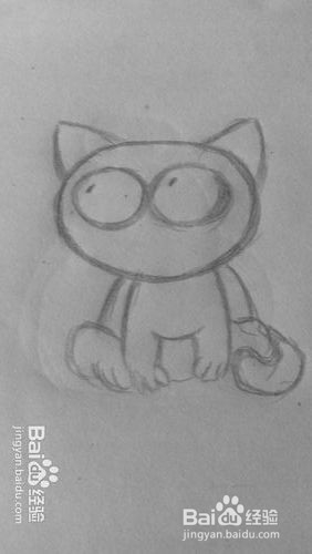 如何画一只可爱的小猫