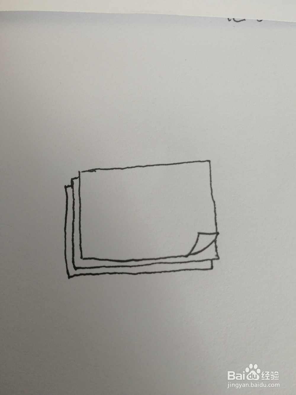 漫画技法如何画一沓白纸