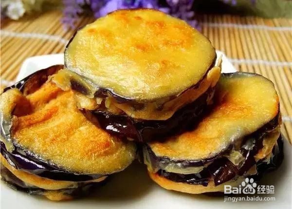 香煎鸡蛋茄子饼