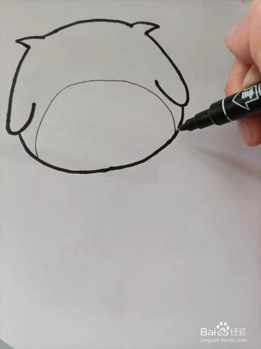 猫头鹰的手账图案怎么画