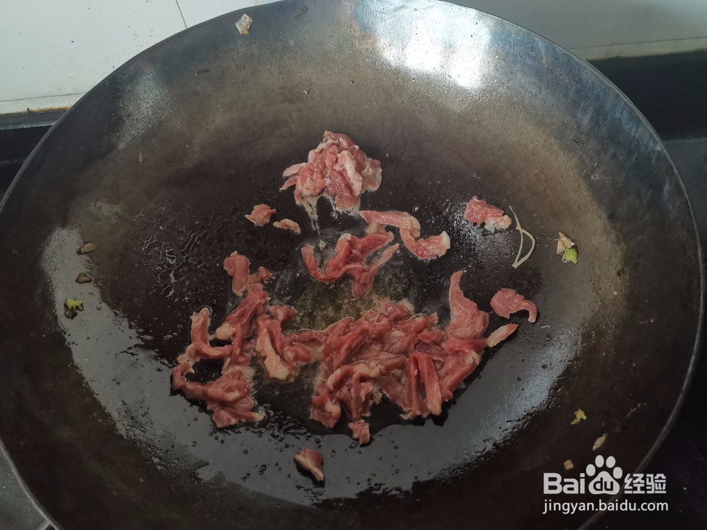 猪肉丝炒香菜段