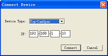 GCAN-302的TCP-CANopen Config软件使用讲解