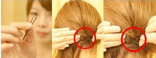 时尚侧边扭扭蓬松马尾新扎法