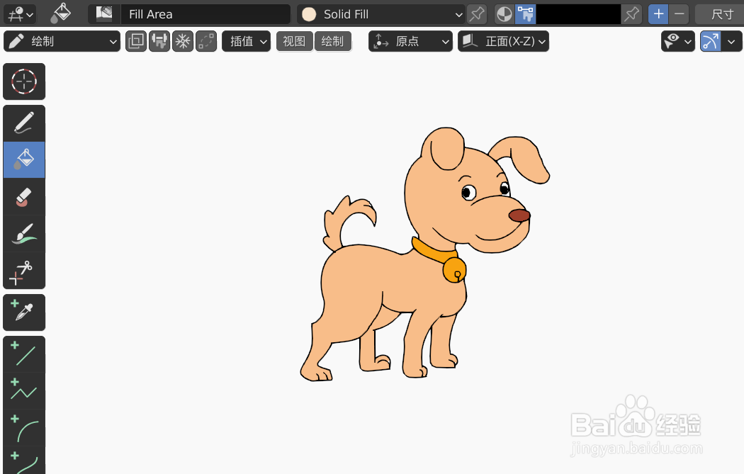 如何使用blender2.9快速设计站立的小狗简图模型
