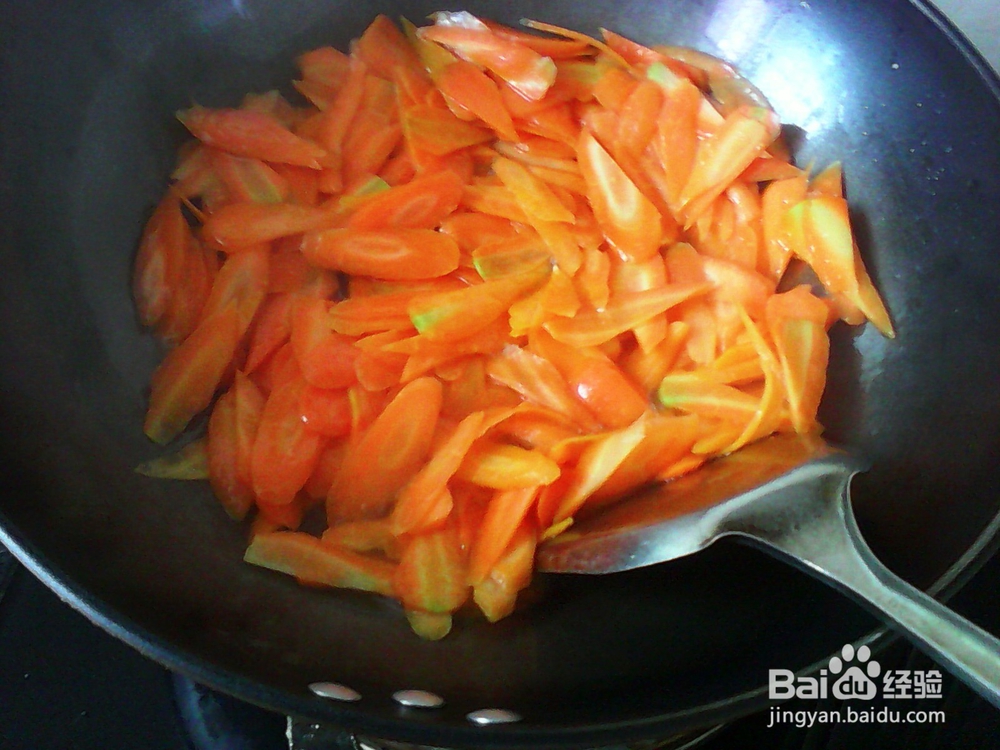 直炒蒜香胡萝卜