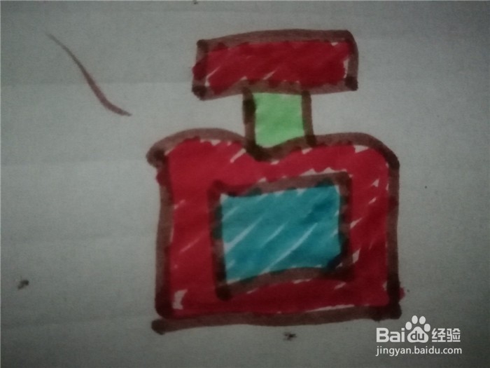 怎么样用简笔画画香水瓶